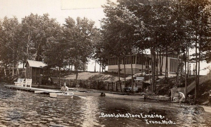 Bass Lake Store - Vintage Postcard (newer photo)
